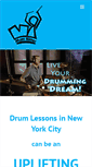 Mobile Screenshot of mattritterdrumlessons.com